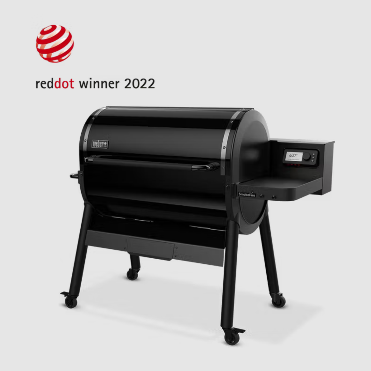 Weber SmokeFire EPX6 Wood Fired Pellet Grill, STEALTH Edition