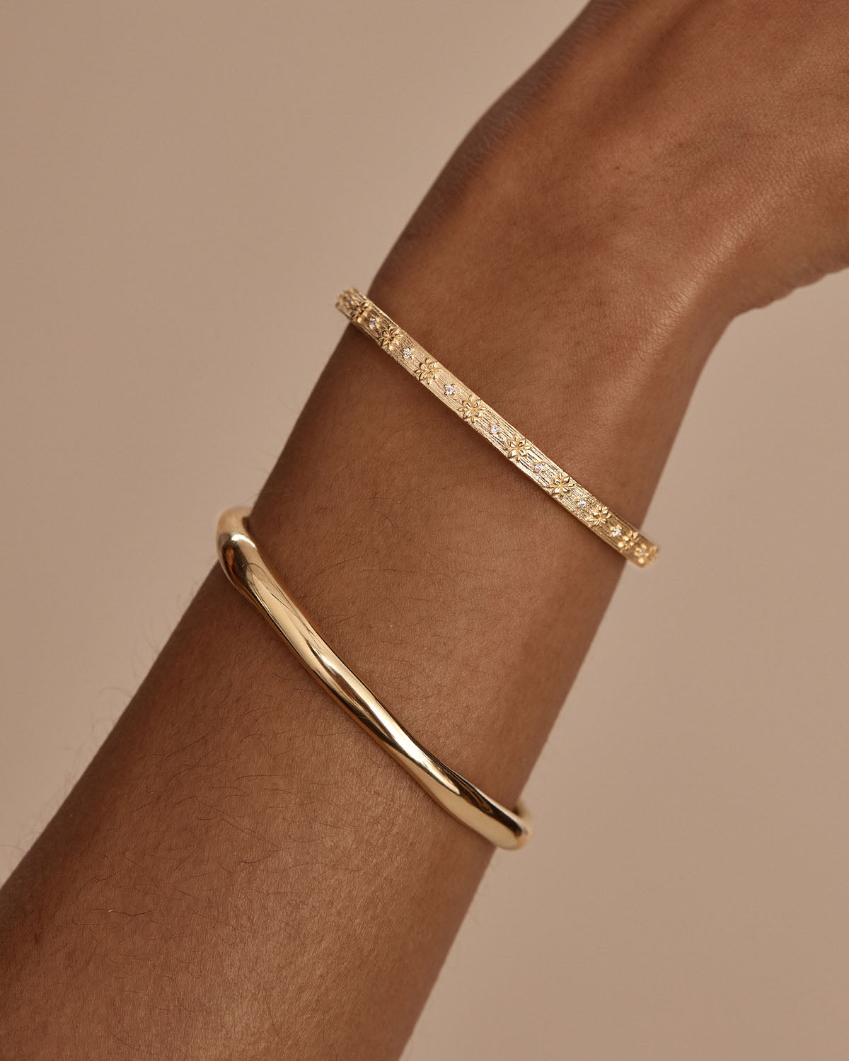 18k Gold Vermeil Live in Grace Cuff