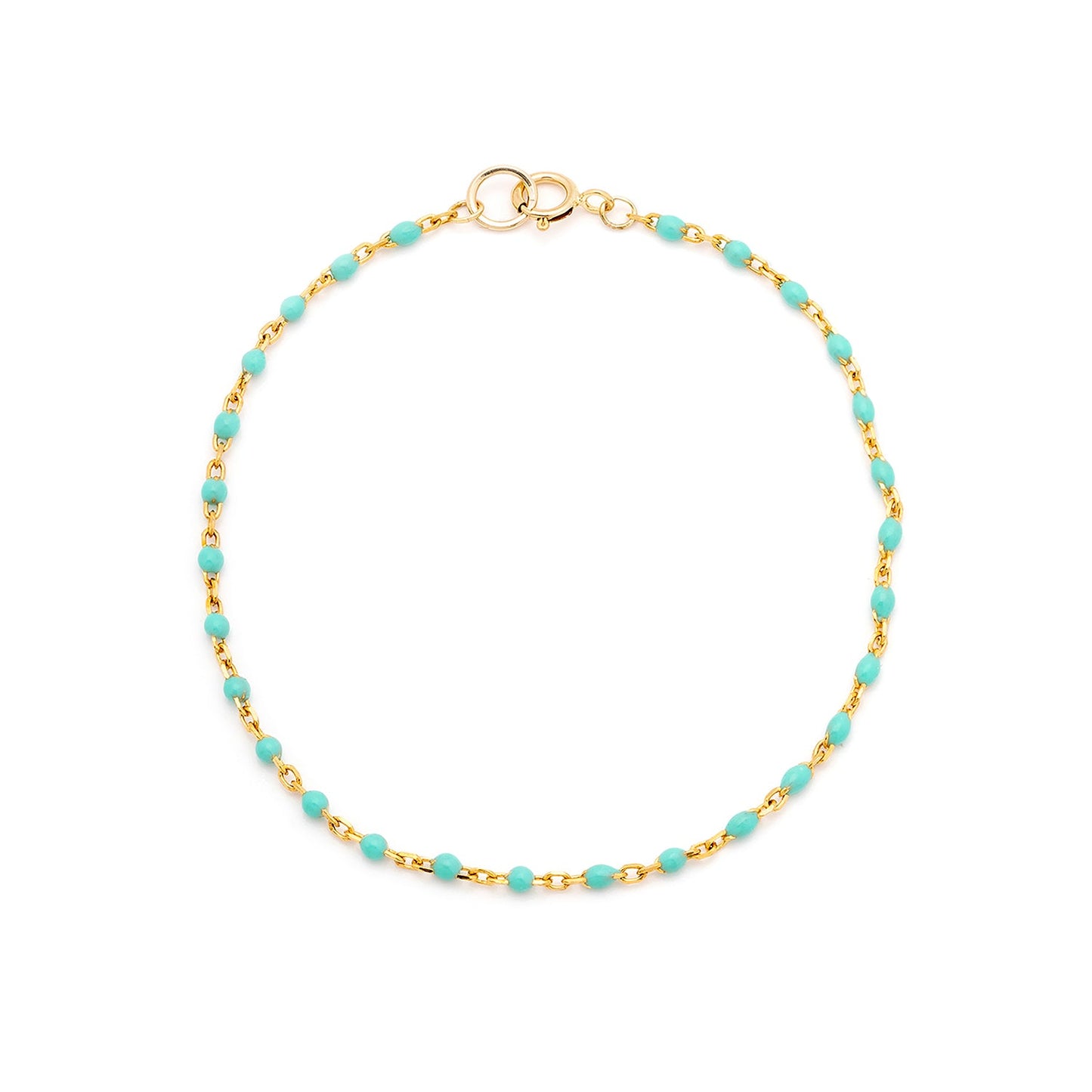 Candy Chain Bracelet | Turquoise & Gold