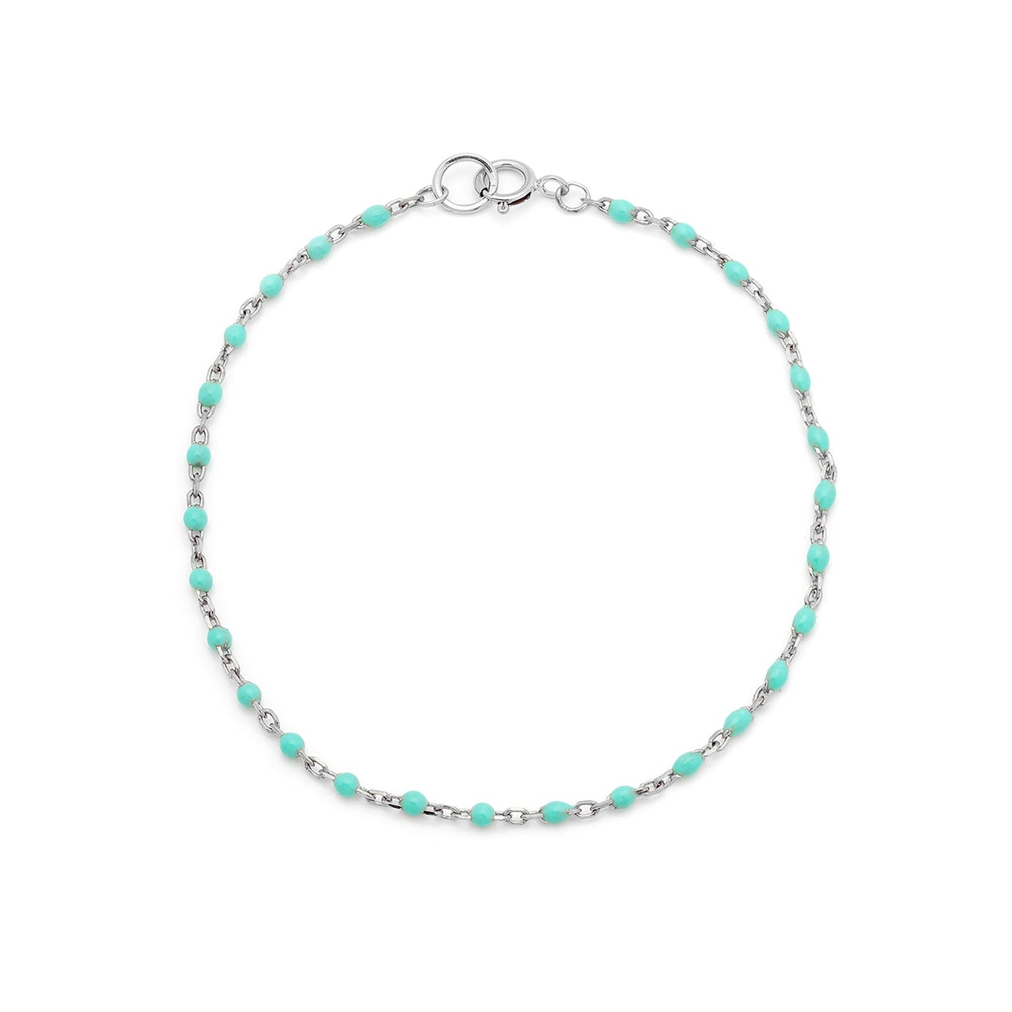 Candy Chain Bracelet | Turquoise & Silver