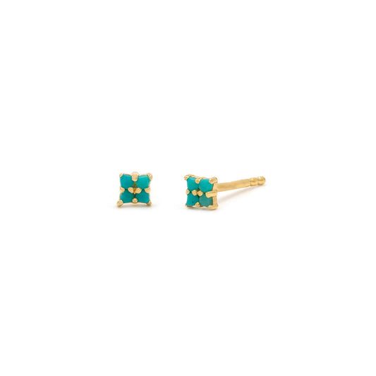 Quaditta Studs | Turquoise