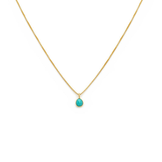 Sofia Slice Necklace | Turquoise